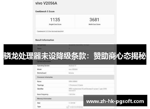 骁龙处理器未设降级条款：赞助商心态揭秘