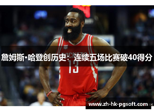 詹姆斯·哈登创历史:连续五场比赛破40得分