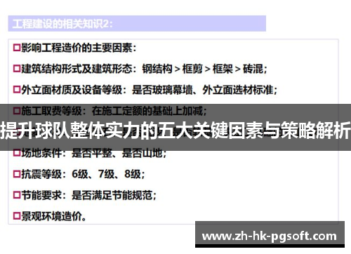 提升球队整体实力的五大关键因素与策略解析